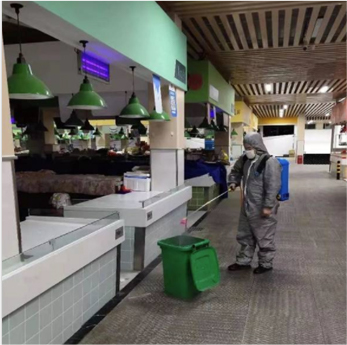 农贸交易市场消毒